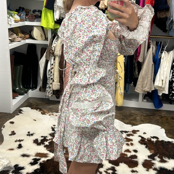 FLAW 🚨For Love & Lemons Lucca mini dress - Picture 4 of 7